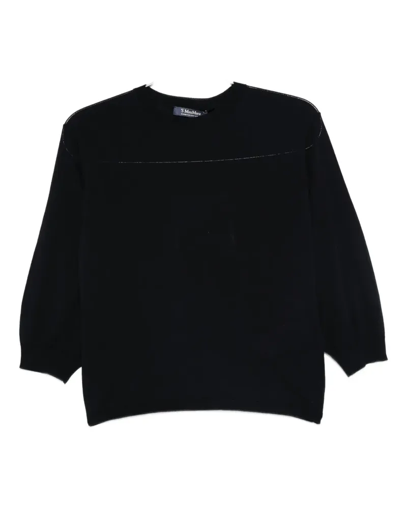 Max Mara Max Mara Oberteil mit Ballonärmeln - Blau Blau