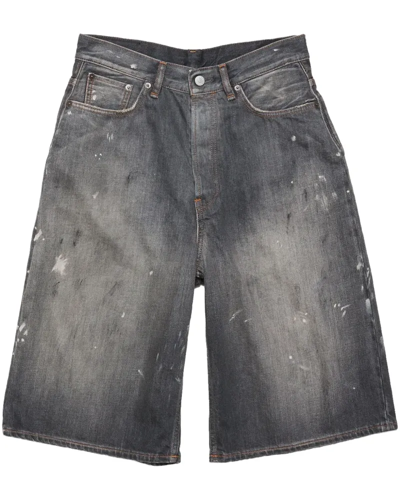 Acne Studios Klassische Jeans-Shorts - Schwarz Schwarz