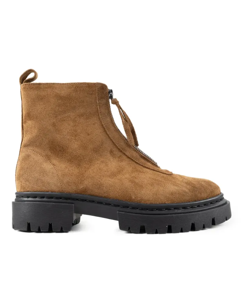 STAUD Miles suede boots - Braun Braun