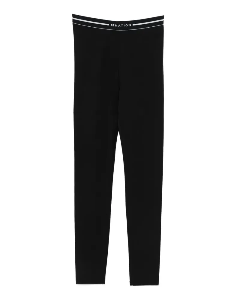 P.E. NATION Avant Leggings mit Logo-Bund - Schwarz Schwarz