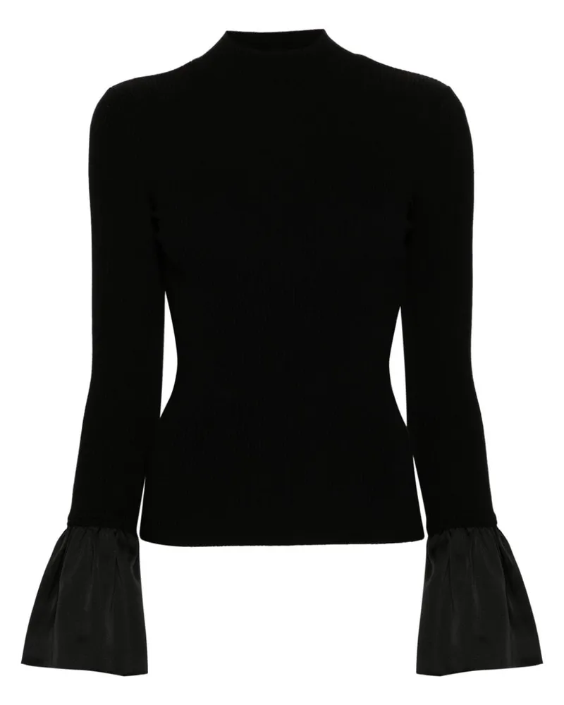 Twin-Set Pullover mit Rollkragen - Schwarz Schwarz