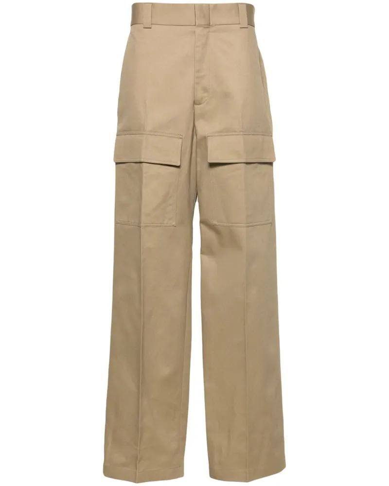 Gucci Cargohose mit weitem Bein - Nude Nude
