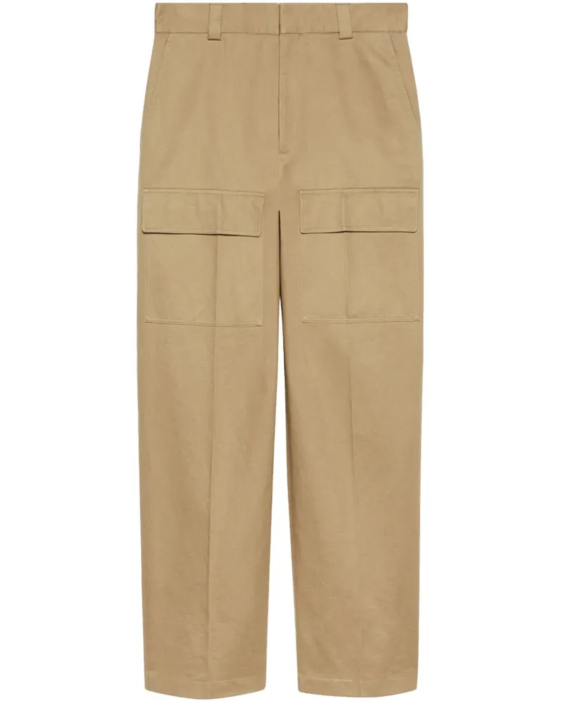 Gucci Cargohose mit weitem Bein - Nude Nude
