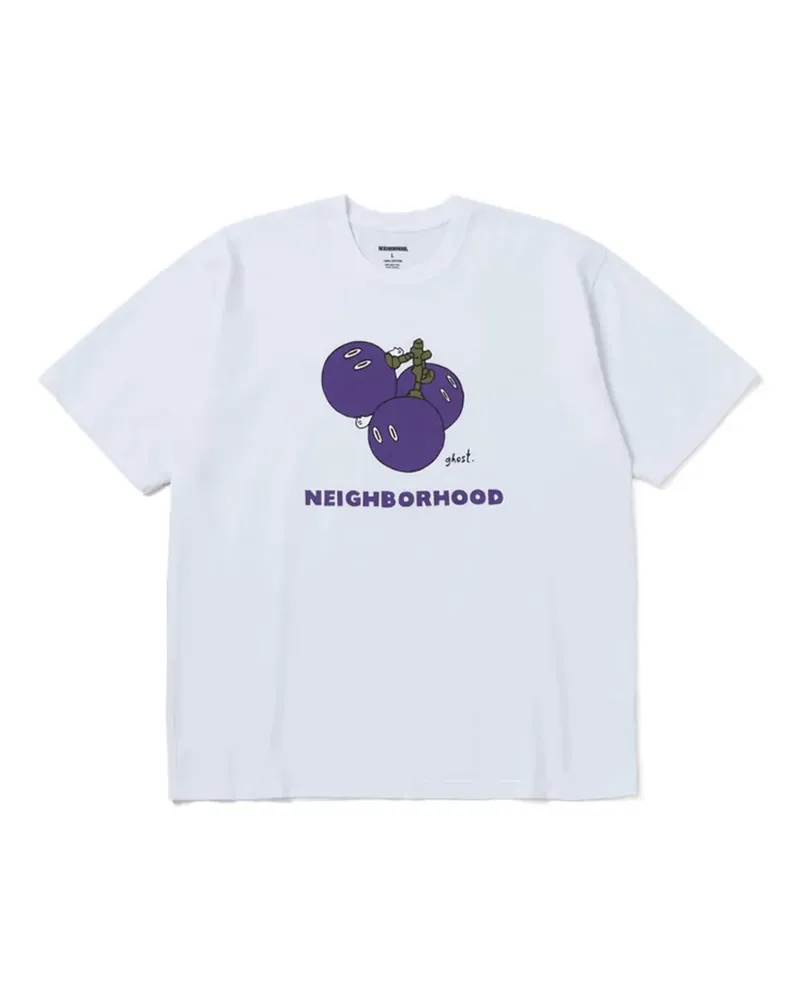 Neighborhood T-Shirt mit Print - Weiß Weiß