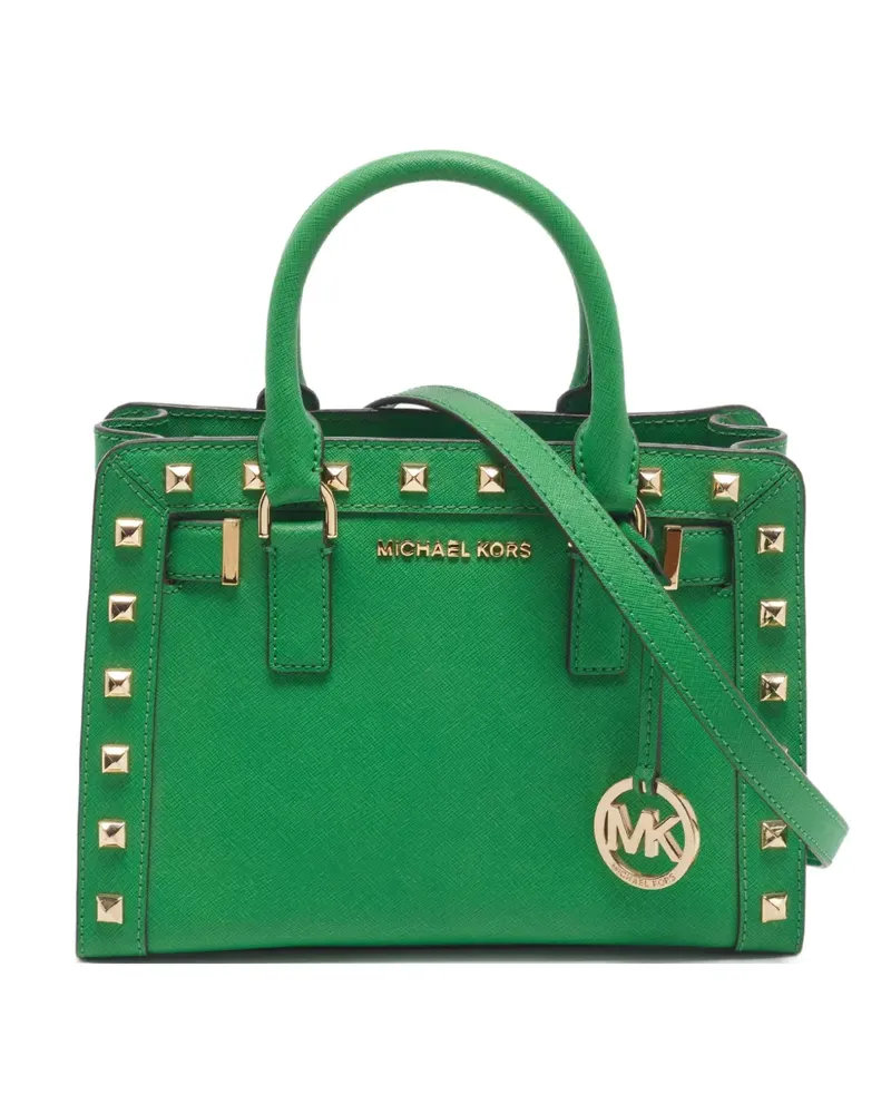 Michael Kors Dillon Tote Bag mit Nieten - Grün Grün