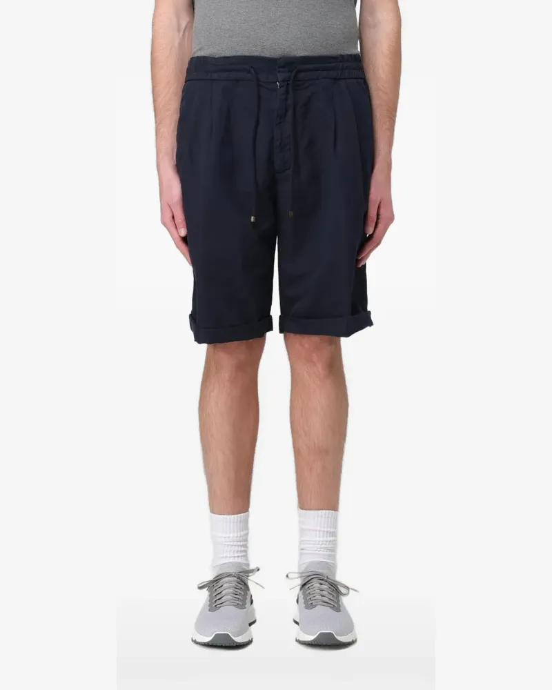 Brunello Cucinelli tailored drawstring shorts - Blau Blau
