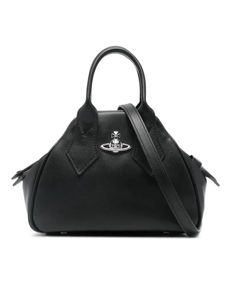 Vivienne Westwood small Yasmine Orb tote bag - Schwarz Schwarz