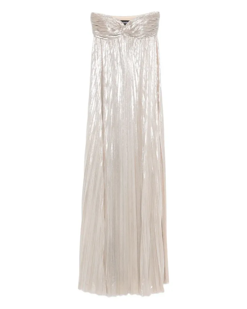 Retrofête strapless-design maxi dress - Nude Nude