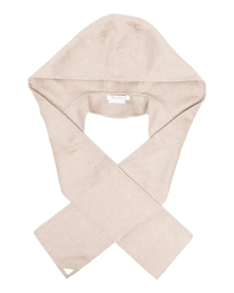 Max Mara Double Broadcloth Stola aus Kaschmir - Nude Nude