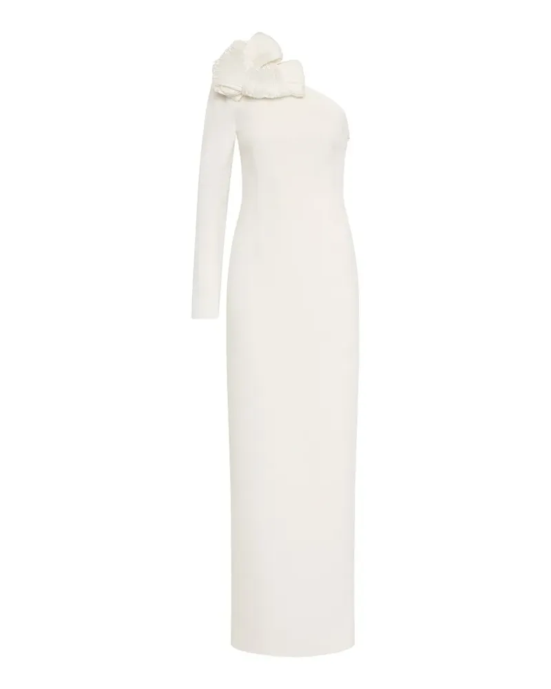 Rebecca Vallance Silas One-Shoulder-Maxikleid - Weiß Weiß