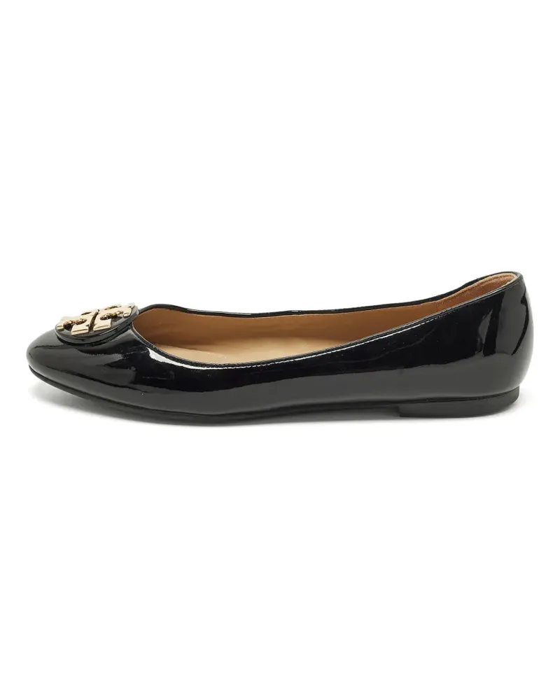 Tory Burch Claire patent leather ballet flats - Schwarz Schwarz