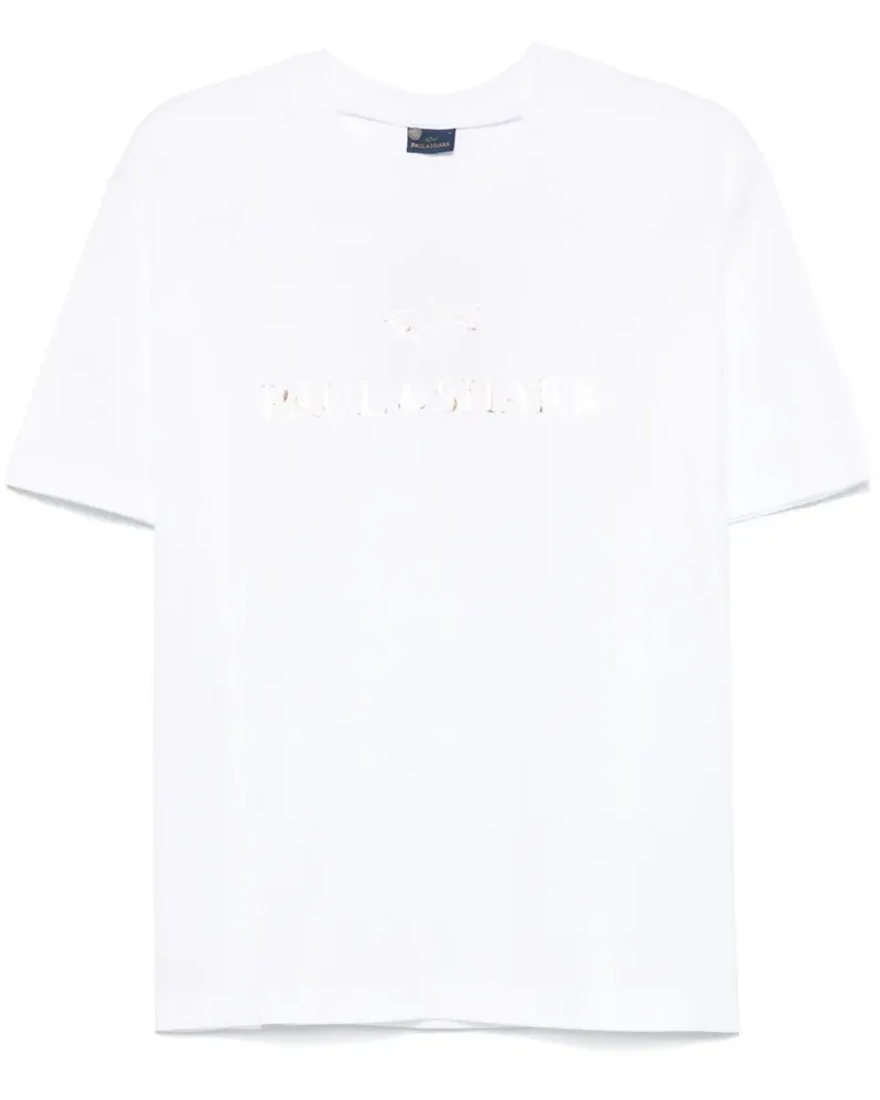 Paul & Shark T-Shirt mit Logo-Print - Weiß Weiß
