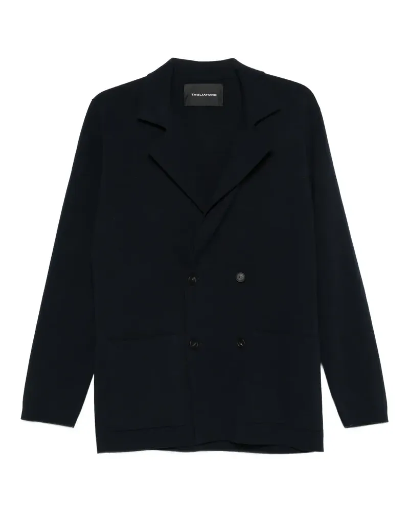 Tagliatore Doppelreihiger Willy Cardigan - Blau Blau