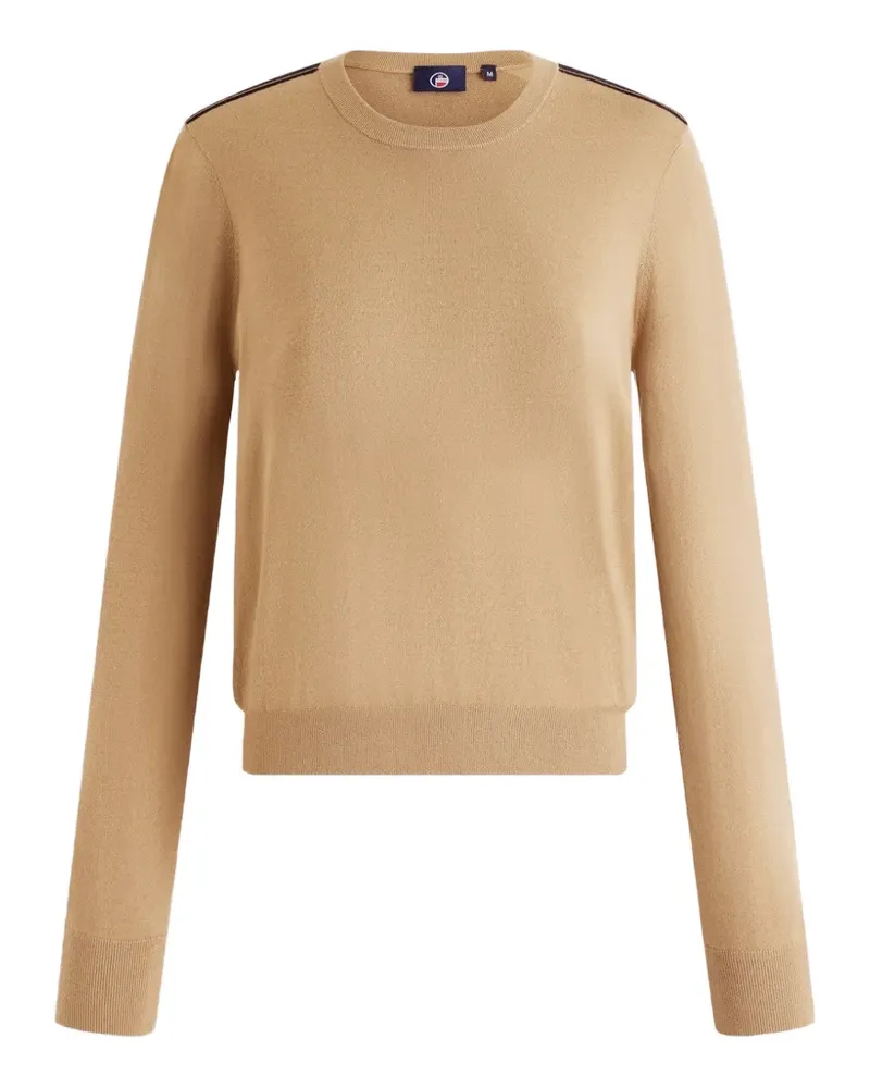 FUSALP Ottavia strip-detail sweater - Nude Nude
