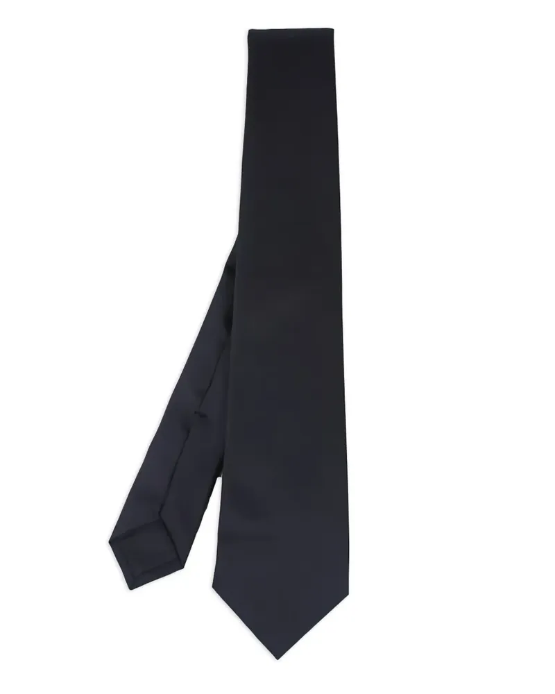 Kiton Krawatte aus Wolle - Schwarz Schwarz