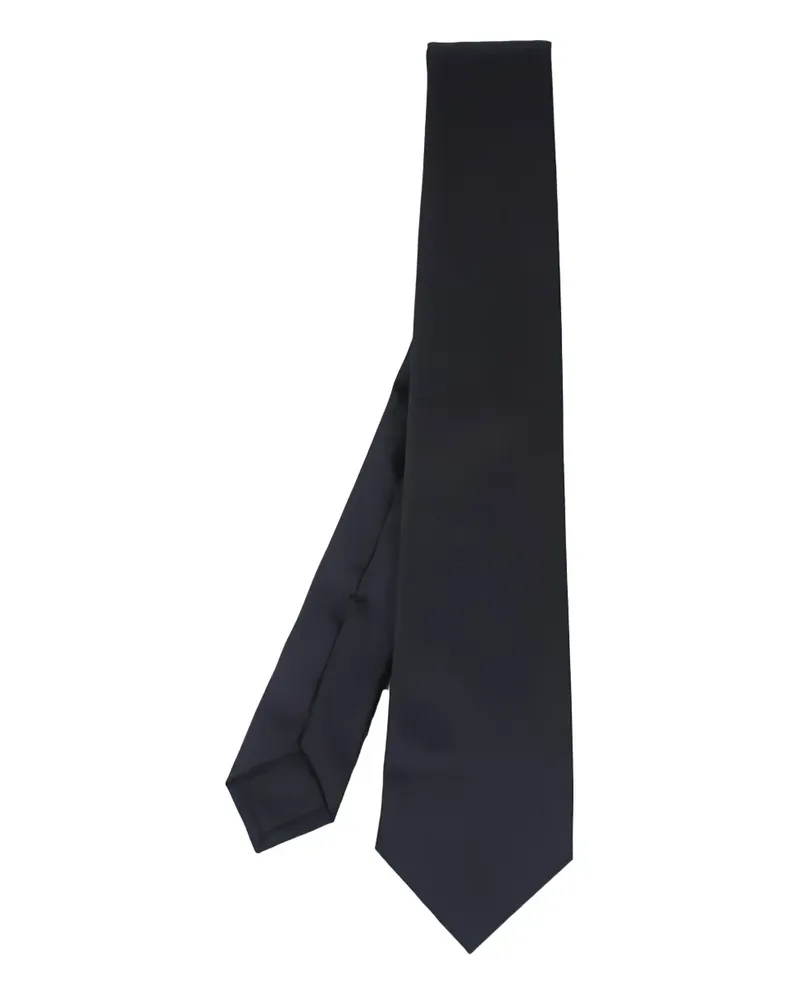 Kiton wool tie - Schwarz Schwarz
