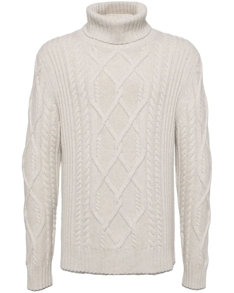 N.Peal Portobello Pullover aus Kaschmir - Nude Nude