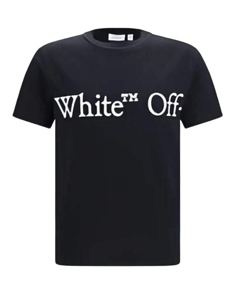 OFF-WHITE Bookish T-Shirt mit Logo-Print - Schwarz Schwarz