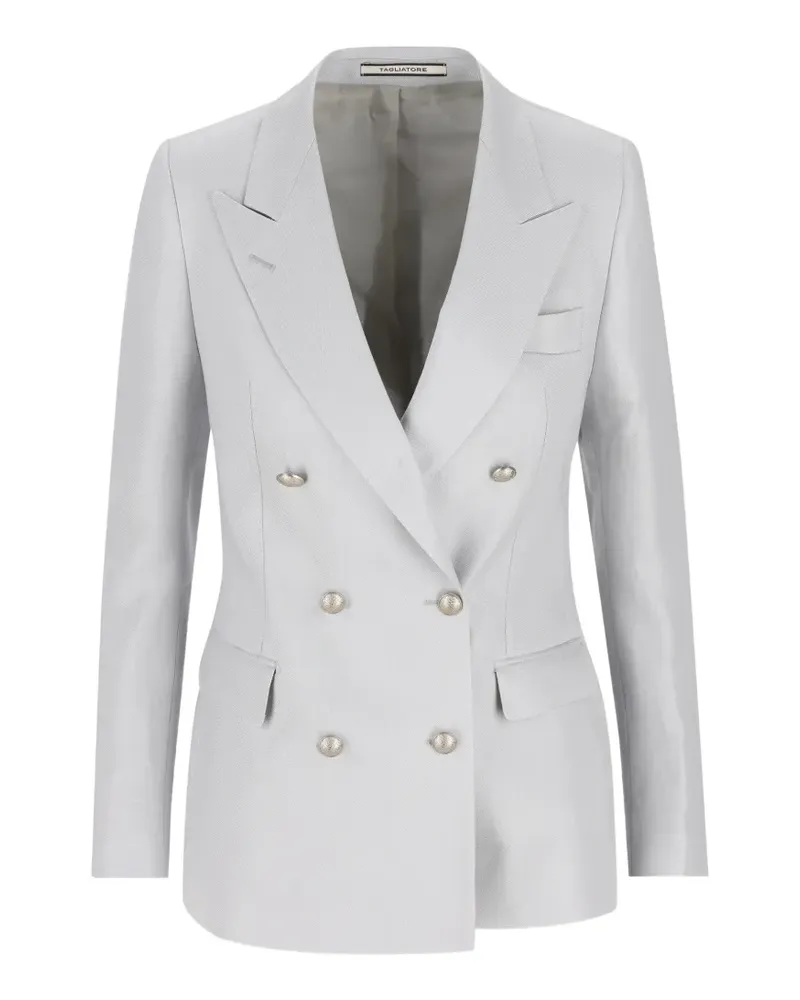 Tagliatore Sakko mit Klappentasche - Grau Grau