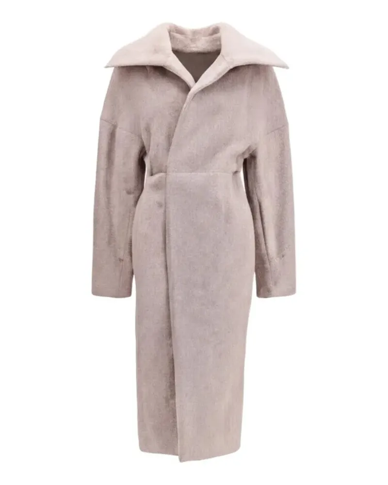 Rick Owens Dracucollar Mantel mit Gürtel - Rosa Rosa