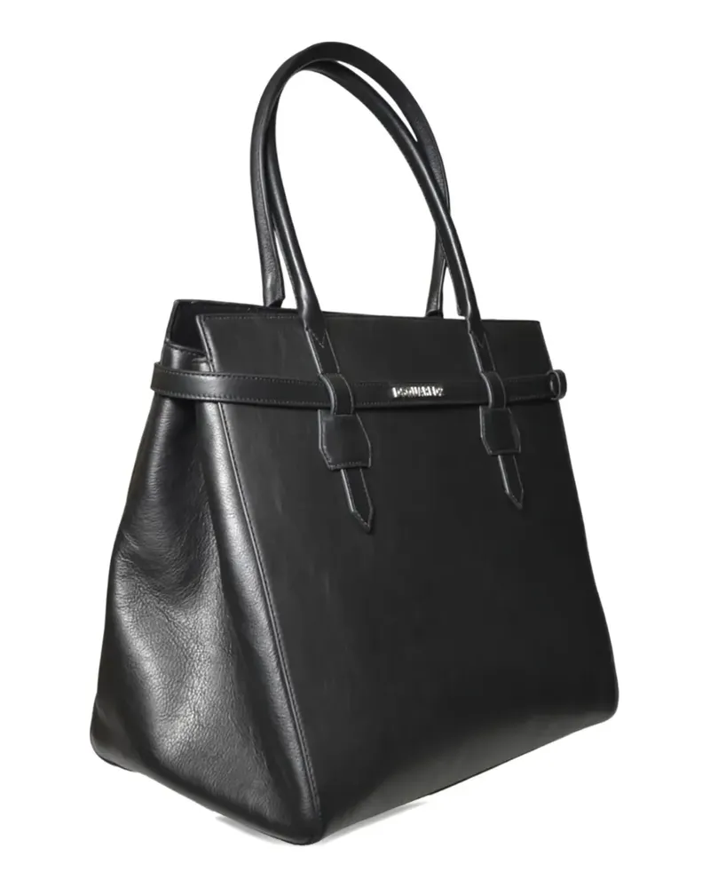 Dsquared2 logo-print tote bag - Schwarz Schwarz