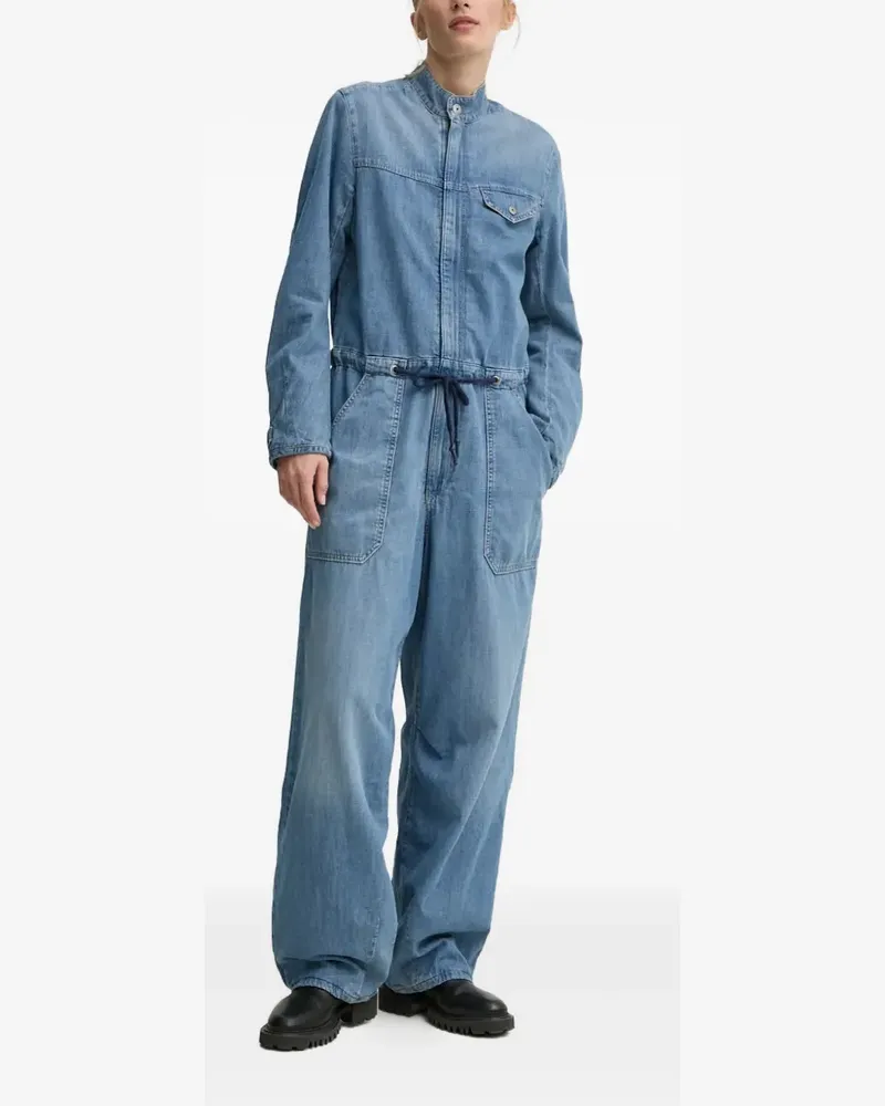 G-STAR RAW Cocoon drawstring jumpsuit - Blau Blau