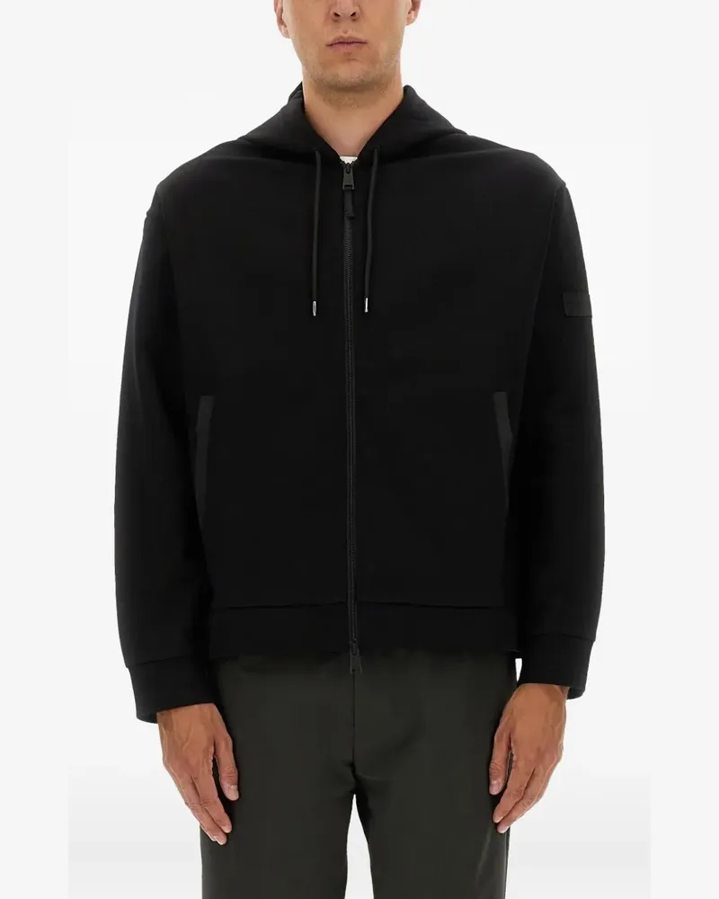 Premiata zip-up cotton hoodie - Schwarz Schwarz