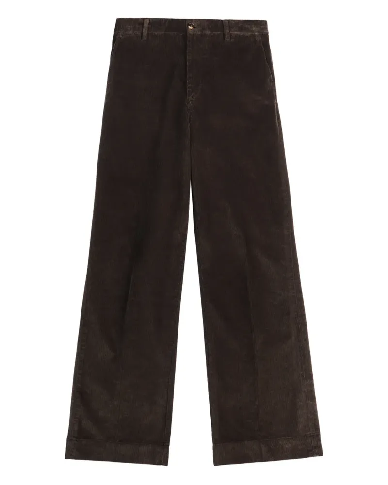 Fay corduroy wide-leg trousers - Braun Braun