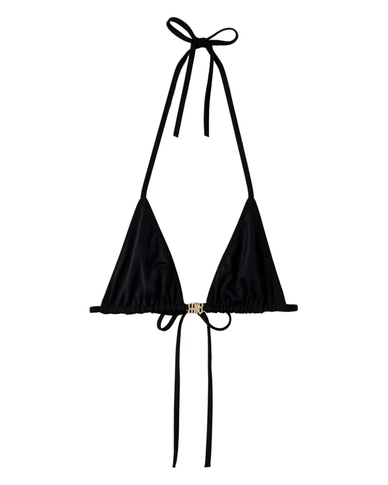 Miu Miu Bikinioberteil aus Jersey - Schwarz Schwarz