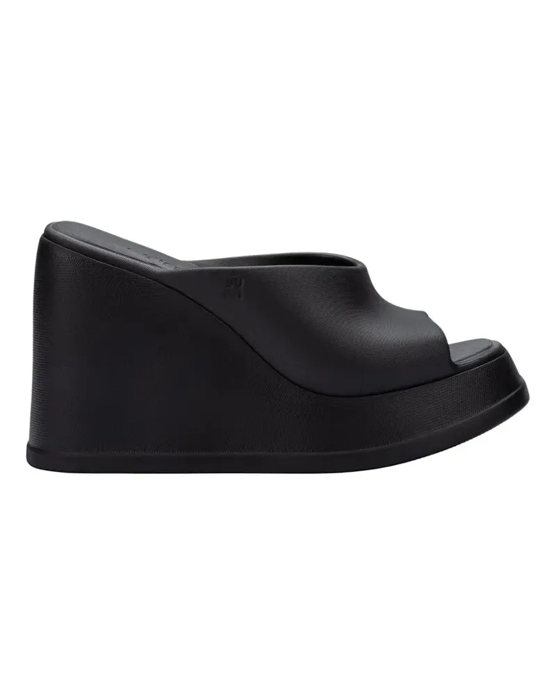 Melissa Free Slip wedge sandals - Schwarz Schwarz