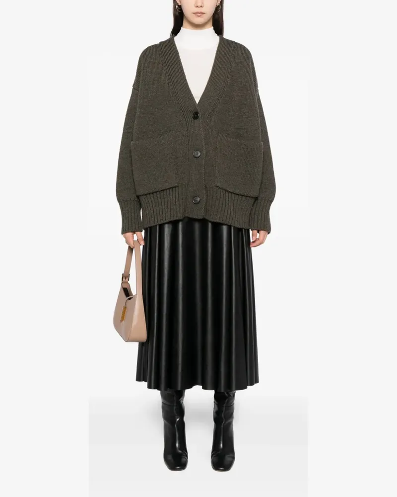Róhe Klassischer Cardigan - Grün Grün