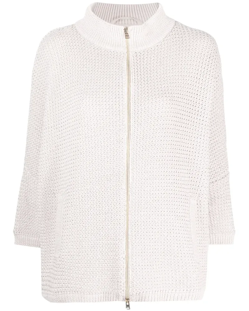 Herno Cardigan mit Stehkragen - Rosa Rosa