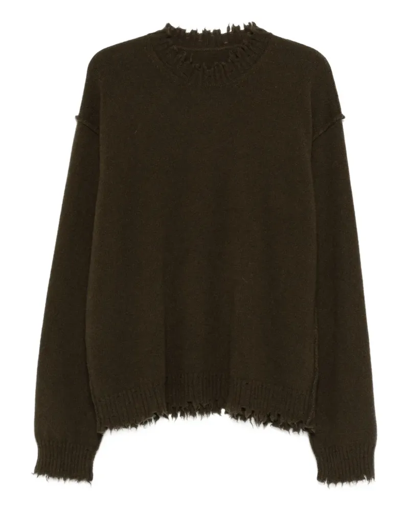 Uma Wang Pullover mit rundem Ausschnitt - Grün Grün