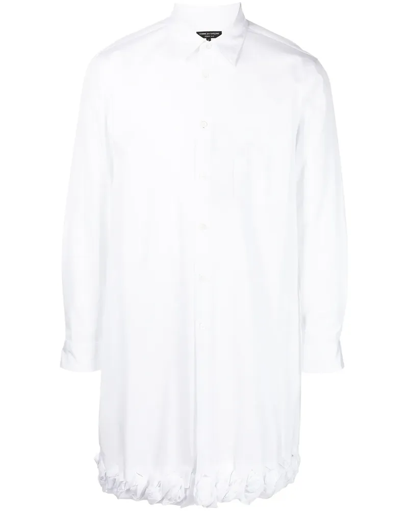 Comme des Garçons Hemd mit Kontrastdetails - Weiß Weiß