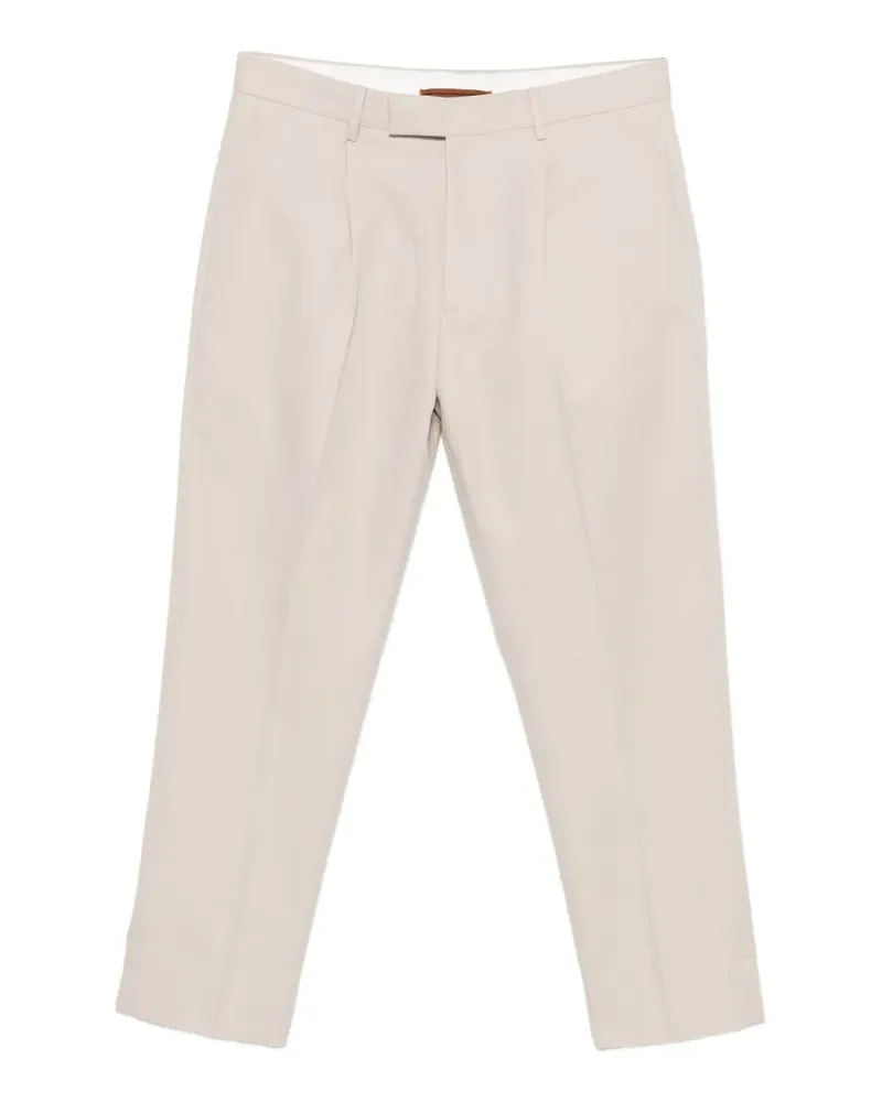 Ermenegildo Zegna buttoned trousers - Nude Nude