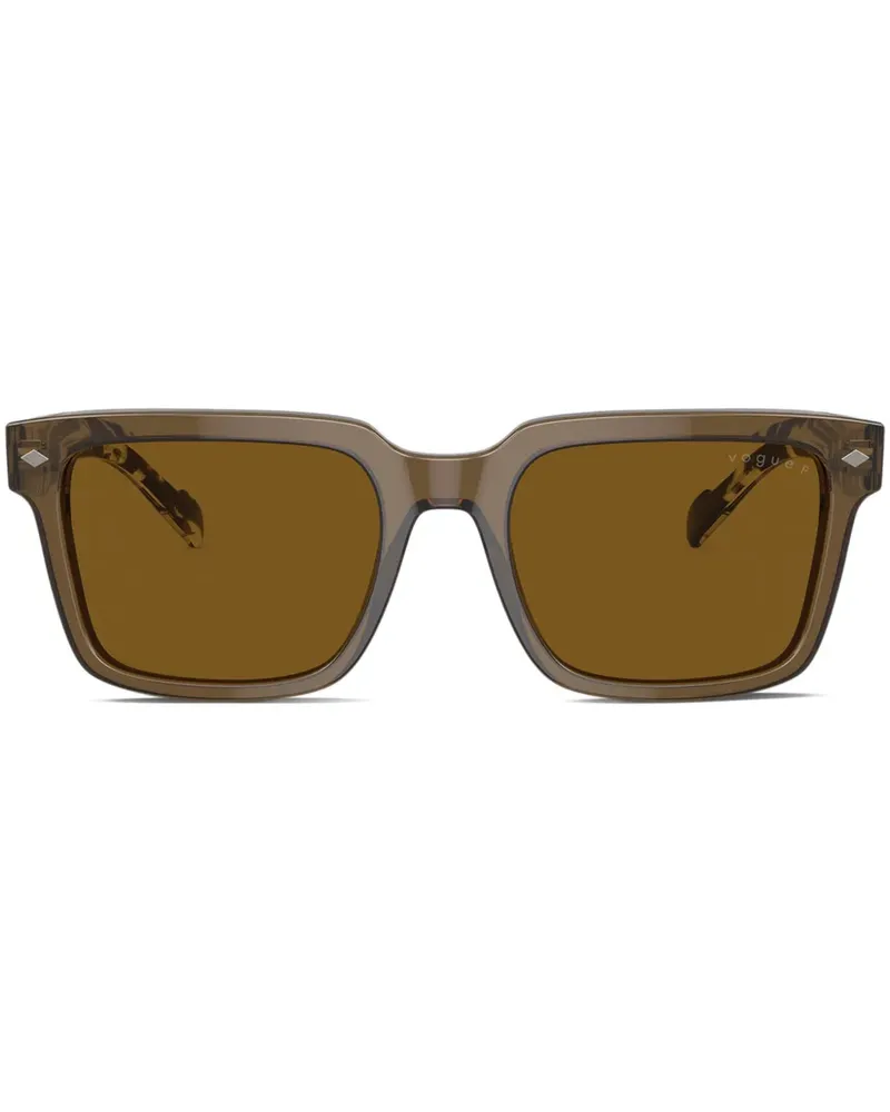Vogue Sonnenbrille mit eckigem Gestell - Grün Grün