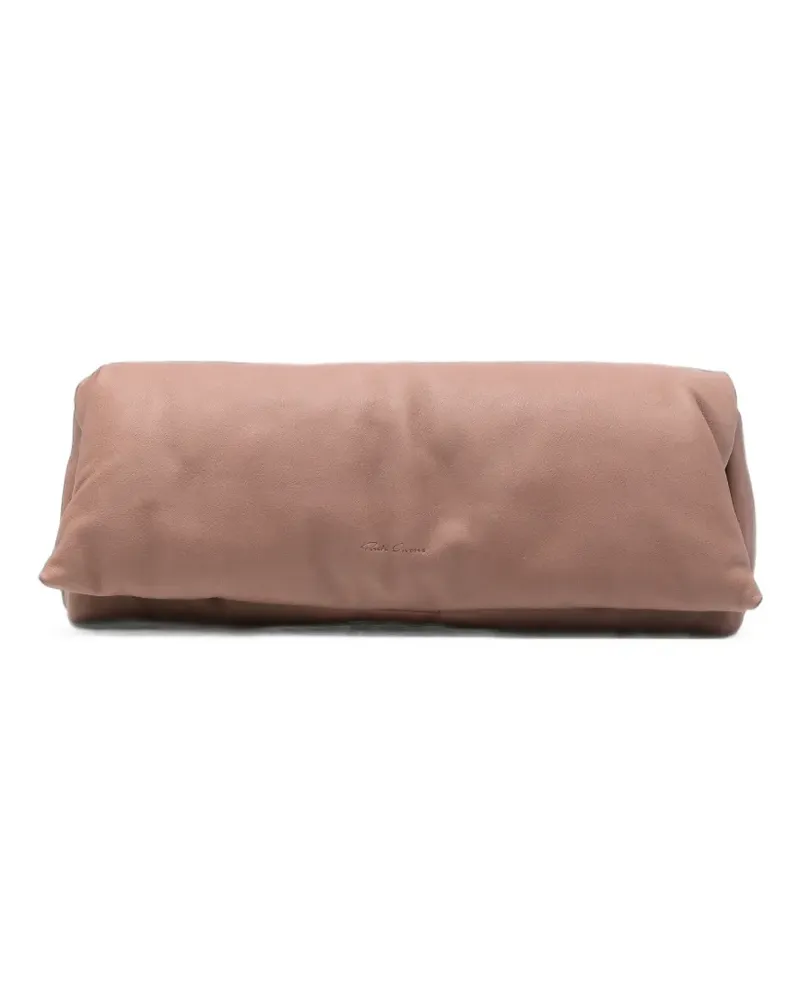 Rick Owens padded leather clutch bag - Braun Braun