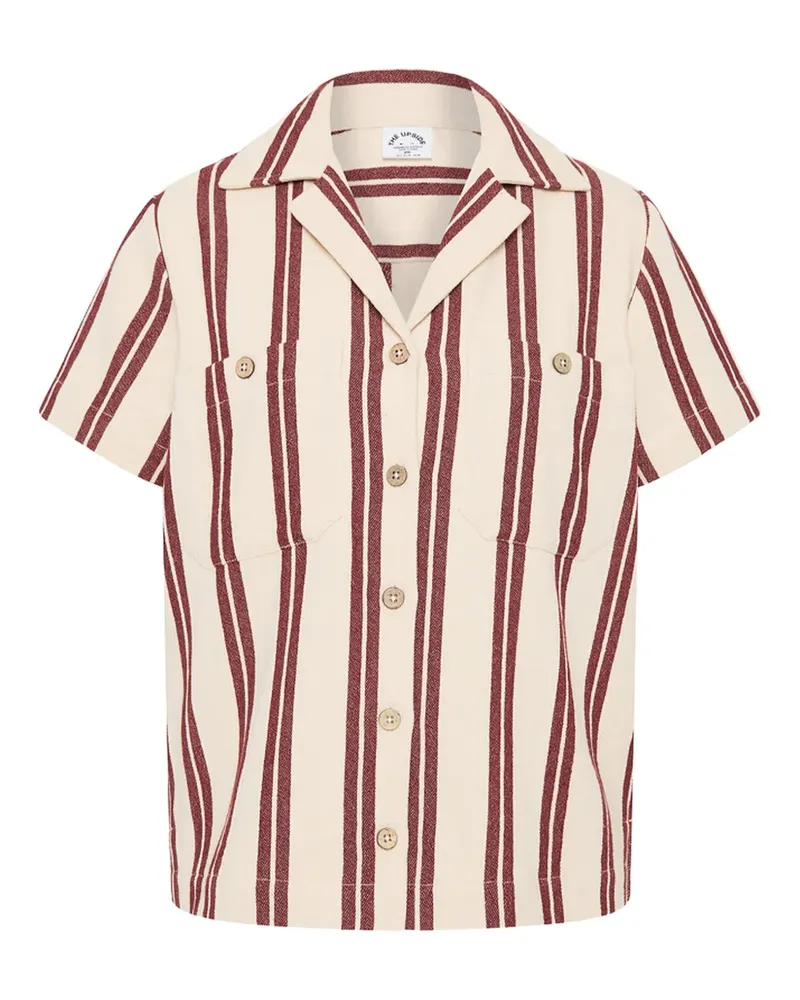 The Upside Gestreiftes Baja Katia Hemd - Nude Nude