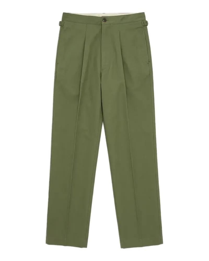 Fortela Oklahoma pleated trousers - Grün Grün