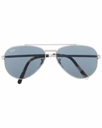 Ray Ban Getönte Pilotenbrille Silber