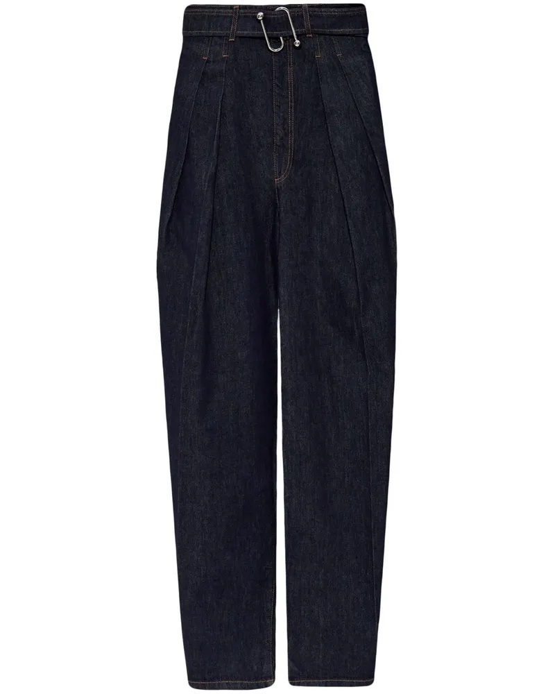 SPORTMAX Jeans mit weitem Bein - Blau Blau