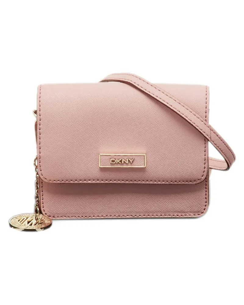 DKNY Bryant Umhängetasche aus Saffiano-Leder - Rosa Rosa