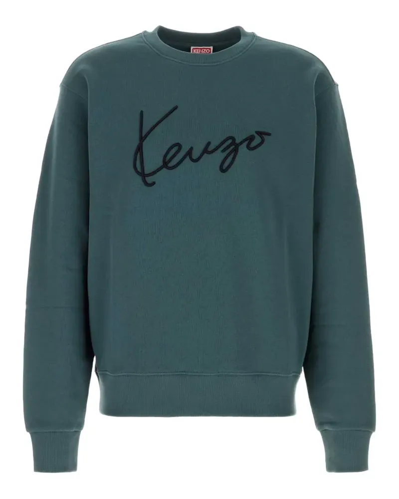 Kenzo Signature embroidered sweater - Blau Blau