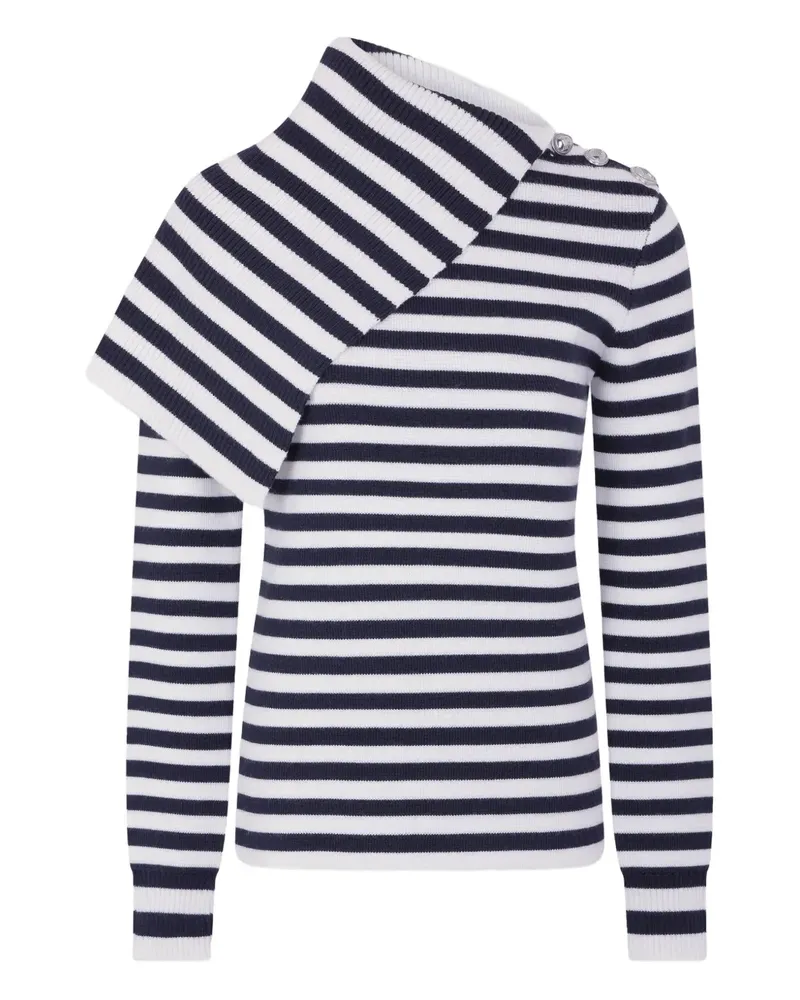 Paco Rabanne Asymmetrischer Pullover - Blau Blau