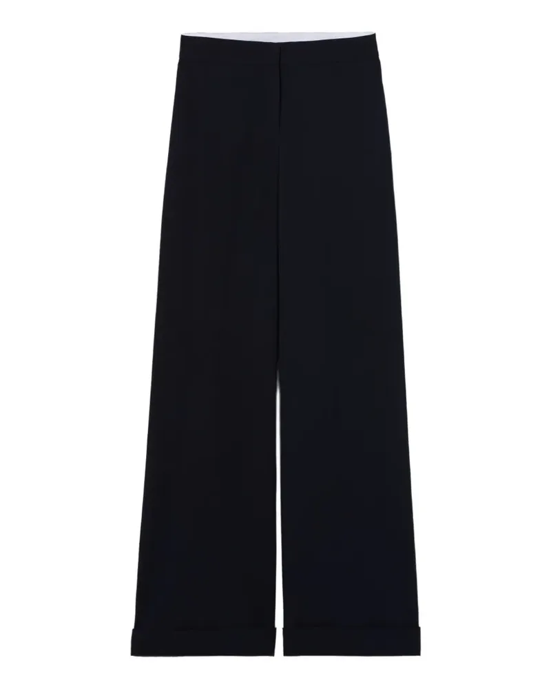 Claudie Pierlot Weite High-Waist-Hose - Schwarz Schwarz