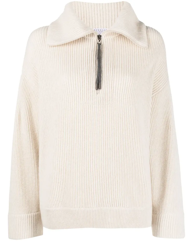 Brunello Cucinelli Klassischer Pullover - Nude Nude