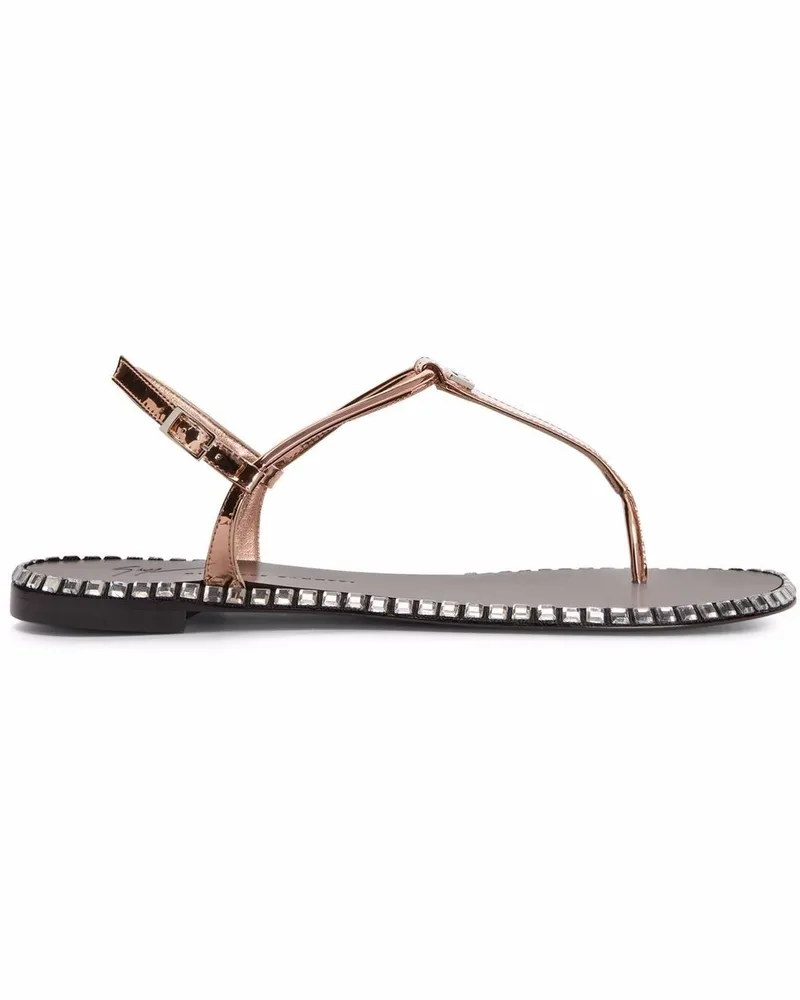 Giuseppe Zanotti Bellatriks Sandalen mit Nieten - Rosa Rosa