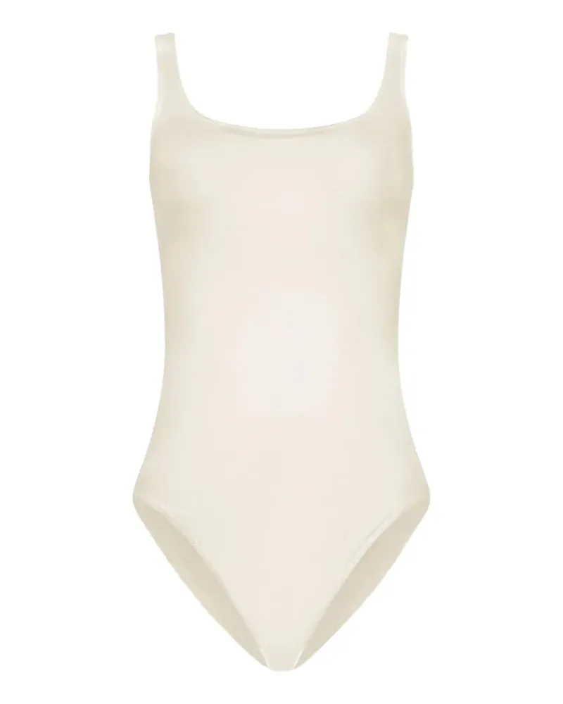 Wolford Jamaika scoop-neck top - Nude Nude