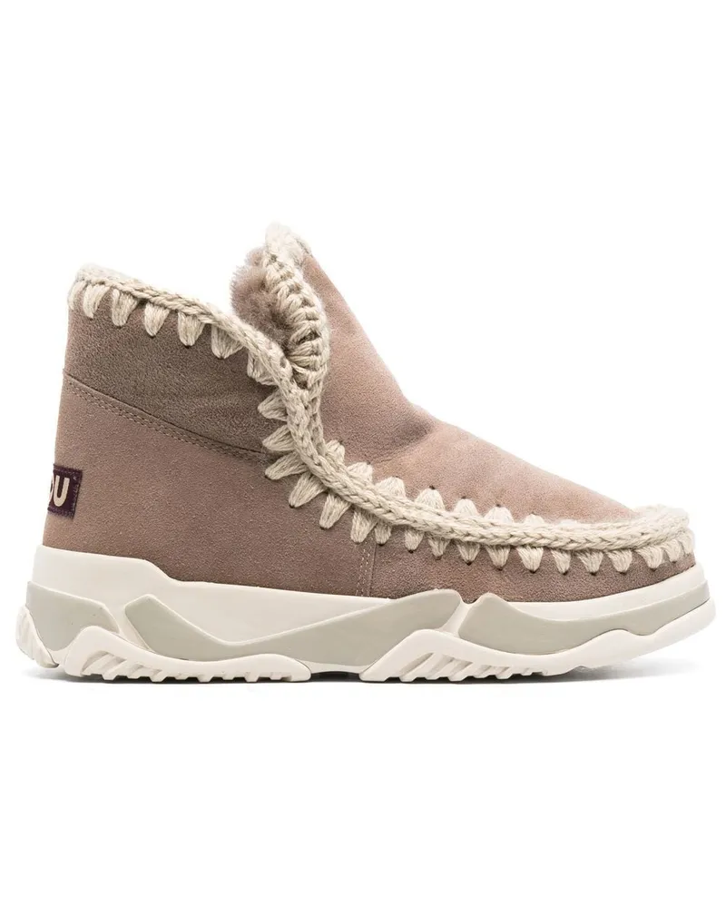 Mou Eskimo High-Top-Sneakers Nude