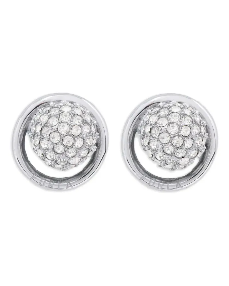 Furla Ohrringe mit Kristallen - Silber Silber